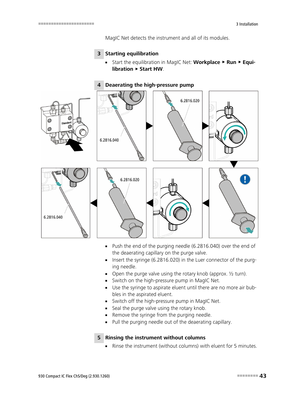 Metrohm 930 Compact IC Flex ChS/Deg User Manual | Page 51 / 107