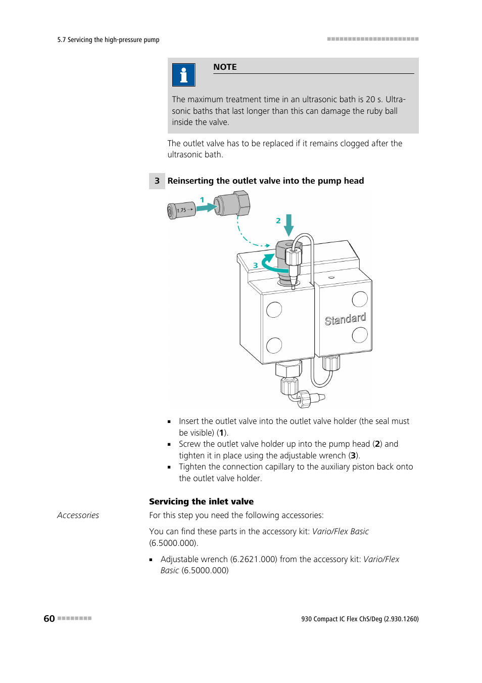 Metrohm 930 Compact IC Flex ChS/Deg User Manual | Page 68 / 107