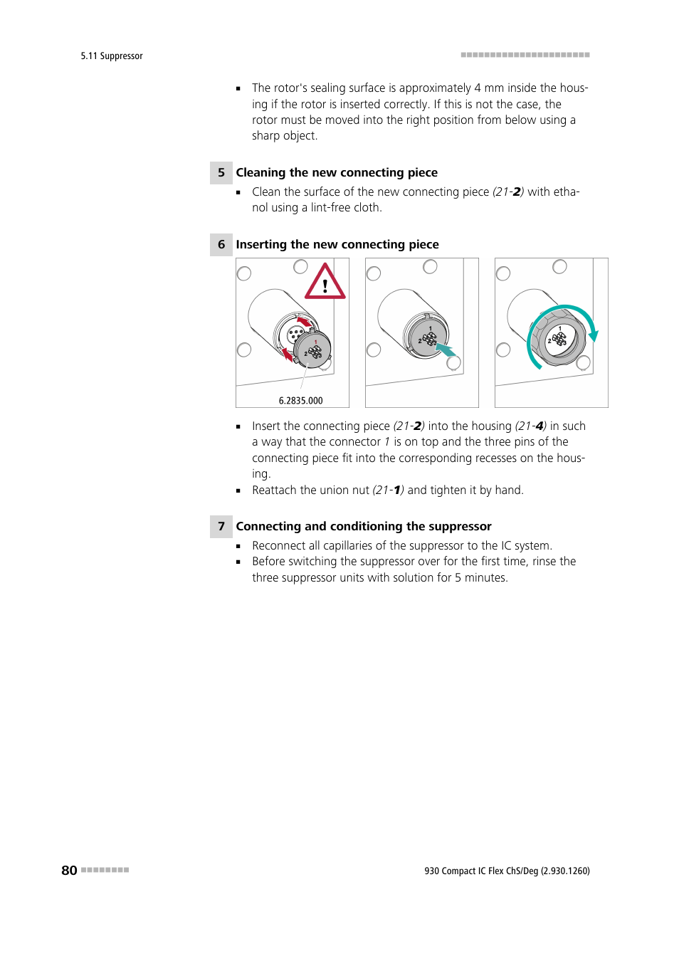 Metrohm 930 Compact IC Flex ChS/Deg User Manual | Page 88 / 107