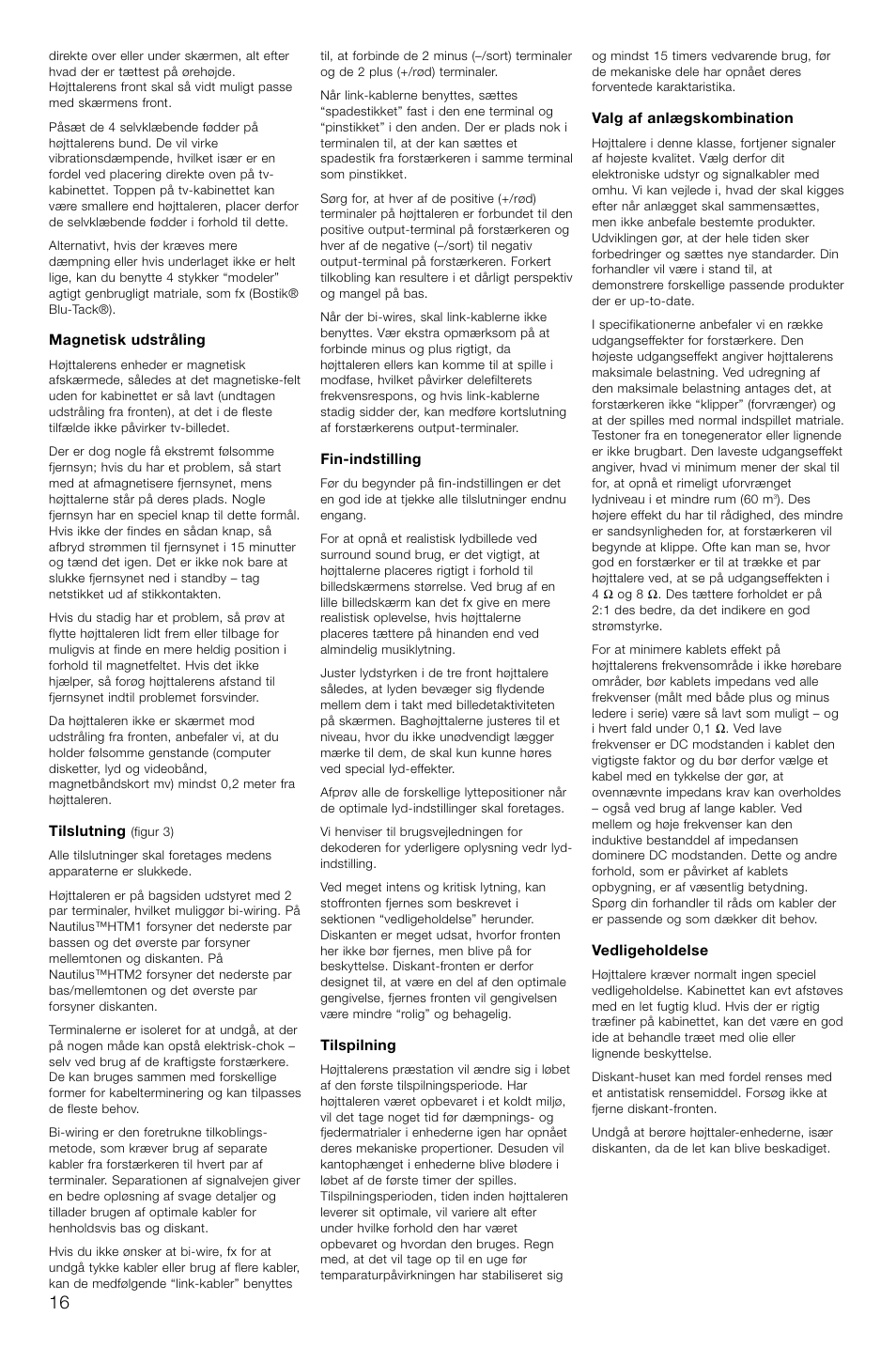 Bowers & Wilkins HTM1 User Manual | Page 19 / 31