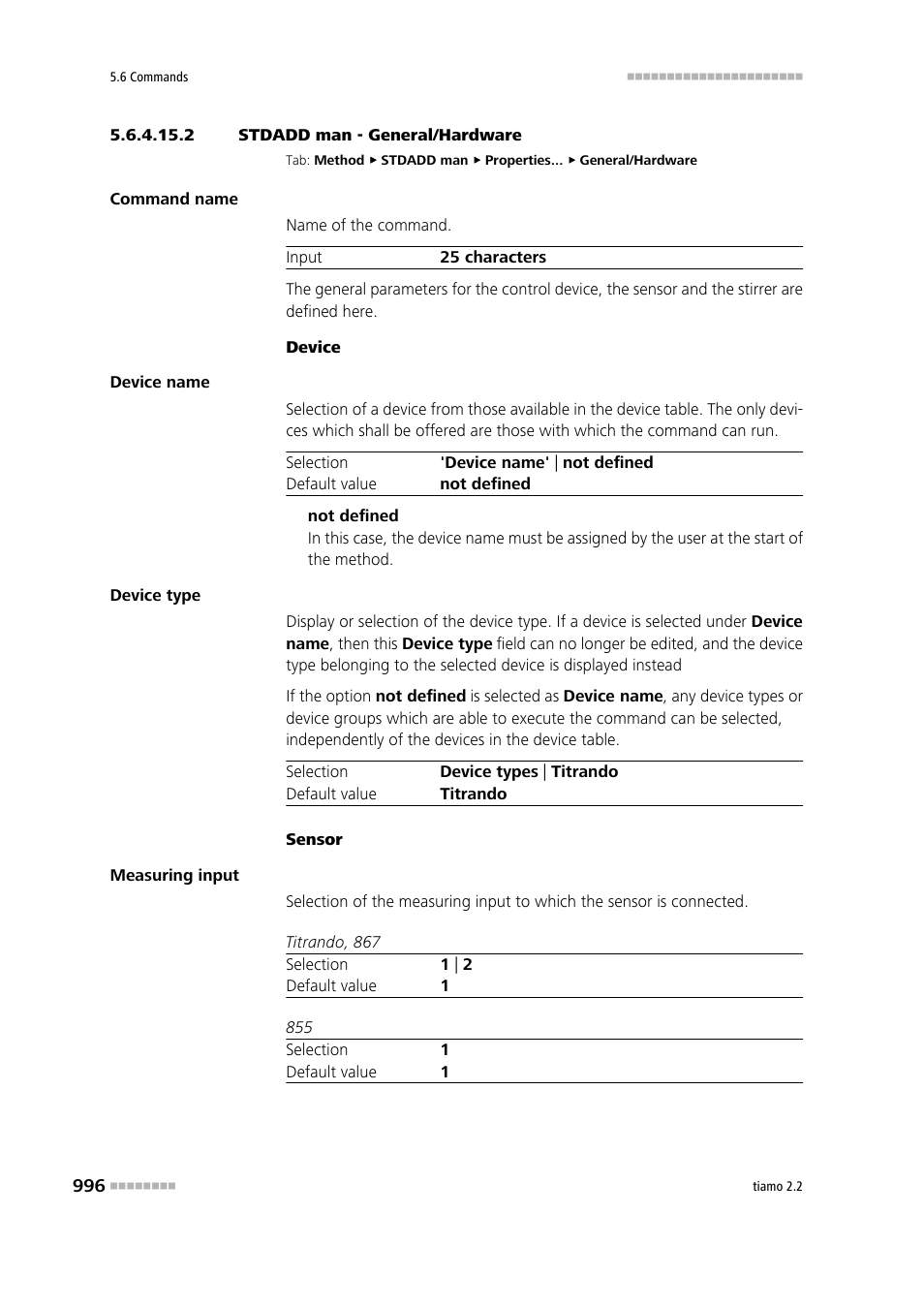 2 stdadd man - general/hardware | Metrohm tiamo 2.2 Manual User Manual | Page 1010 / 1574