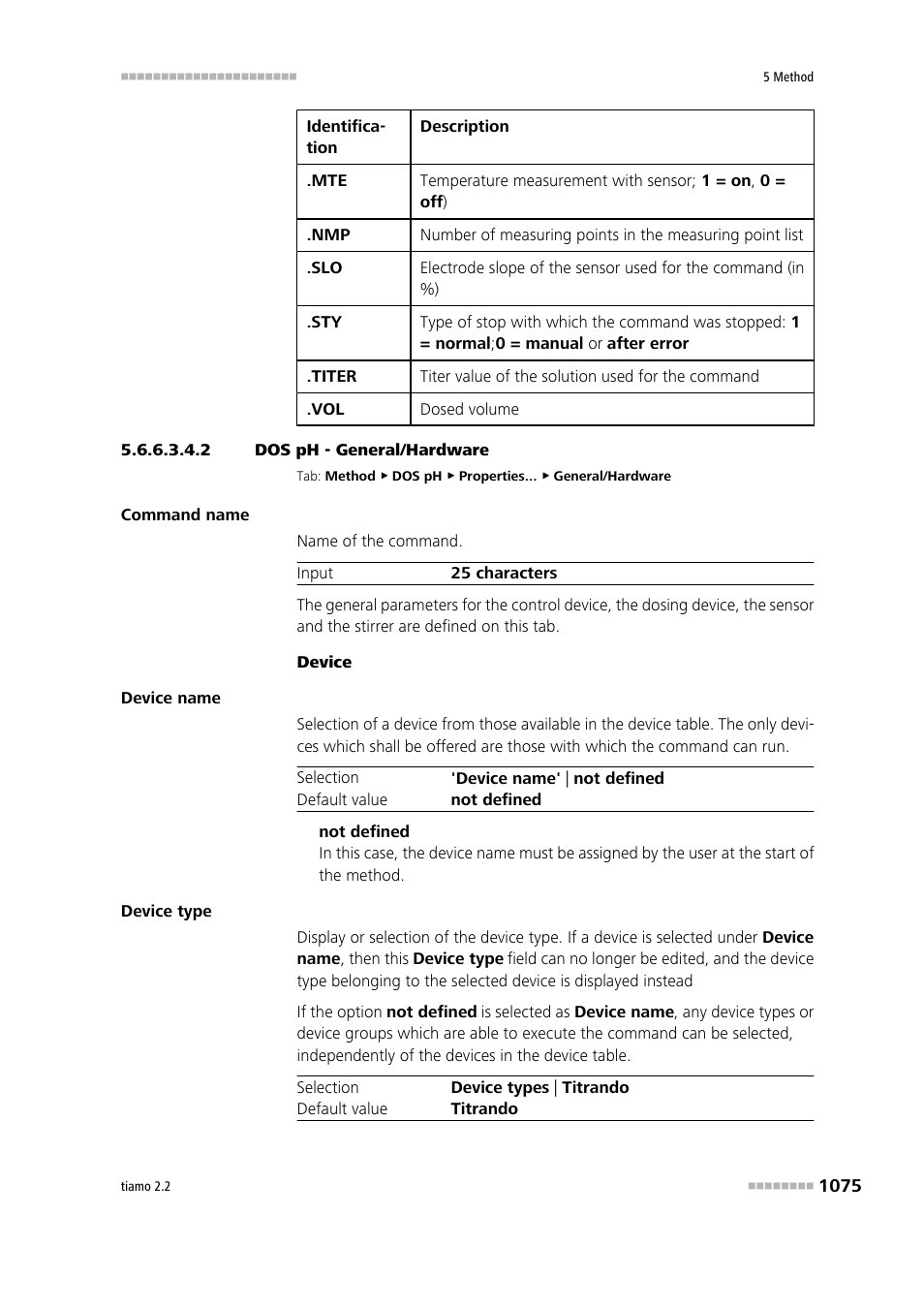 2 dos ph - general/hardware, General/hardware | Metrohm tiamo 2.2 Manual User Manual | Page 1089 / 1574