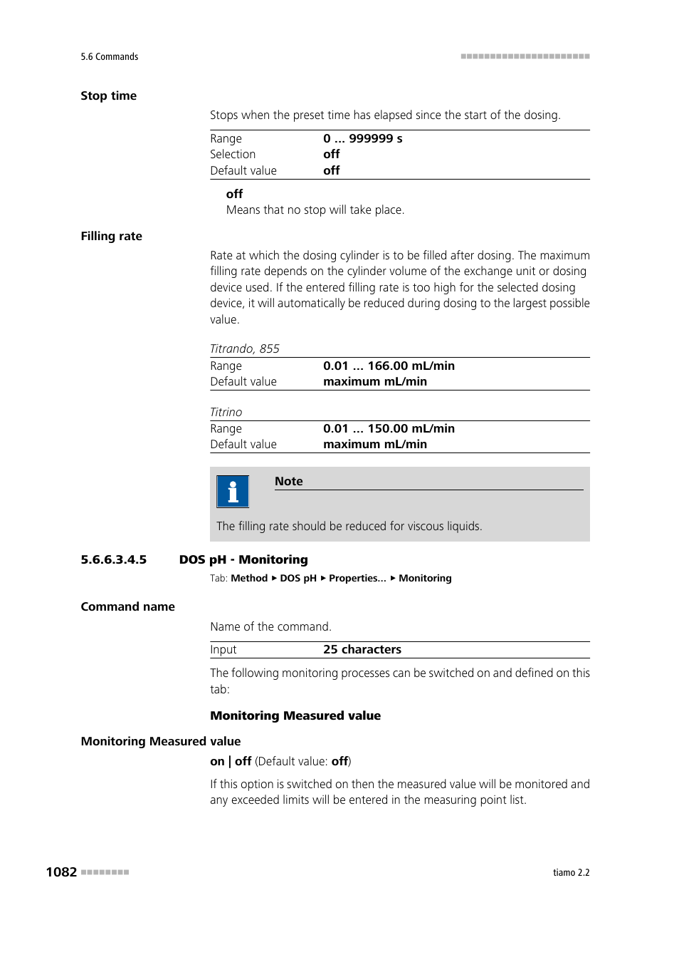 5 dos ph - monitoring, Monitoring | Metrohm tiamo 2.2 Manual User Manual | Page 1096 / 1574