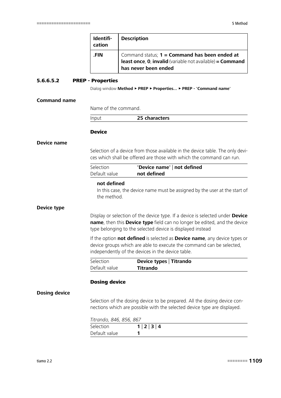 2 prep - properties | Metrohm tiamo 2.2 Manual User Manual | Page 1123 / 1574