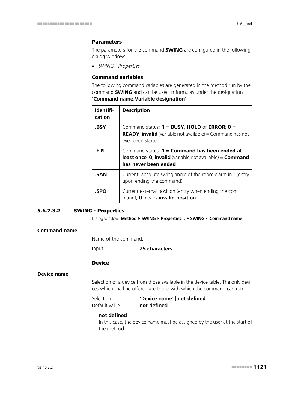 2 swing - properties | Metrohm tiamo 2.2 Manual User Manual | Page 1135 / 1574