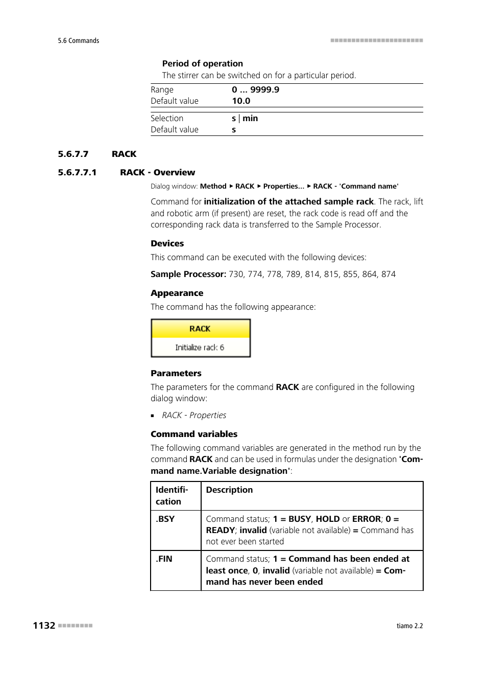 7 rack, 1 rack - overview, Rack | Metrohm tiamo 2.2 Manual User Manual | Page 1146 / 1574