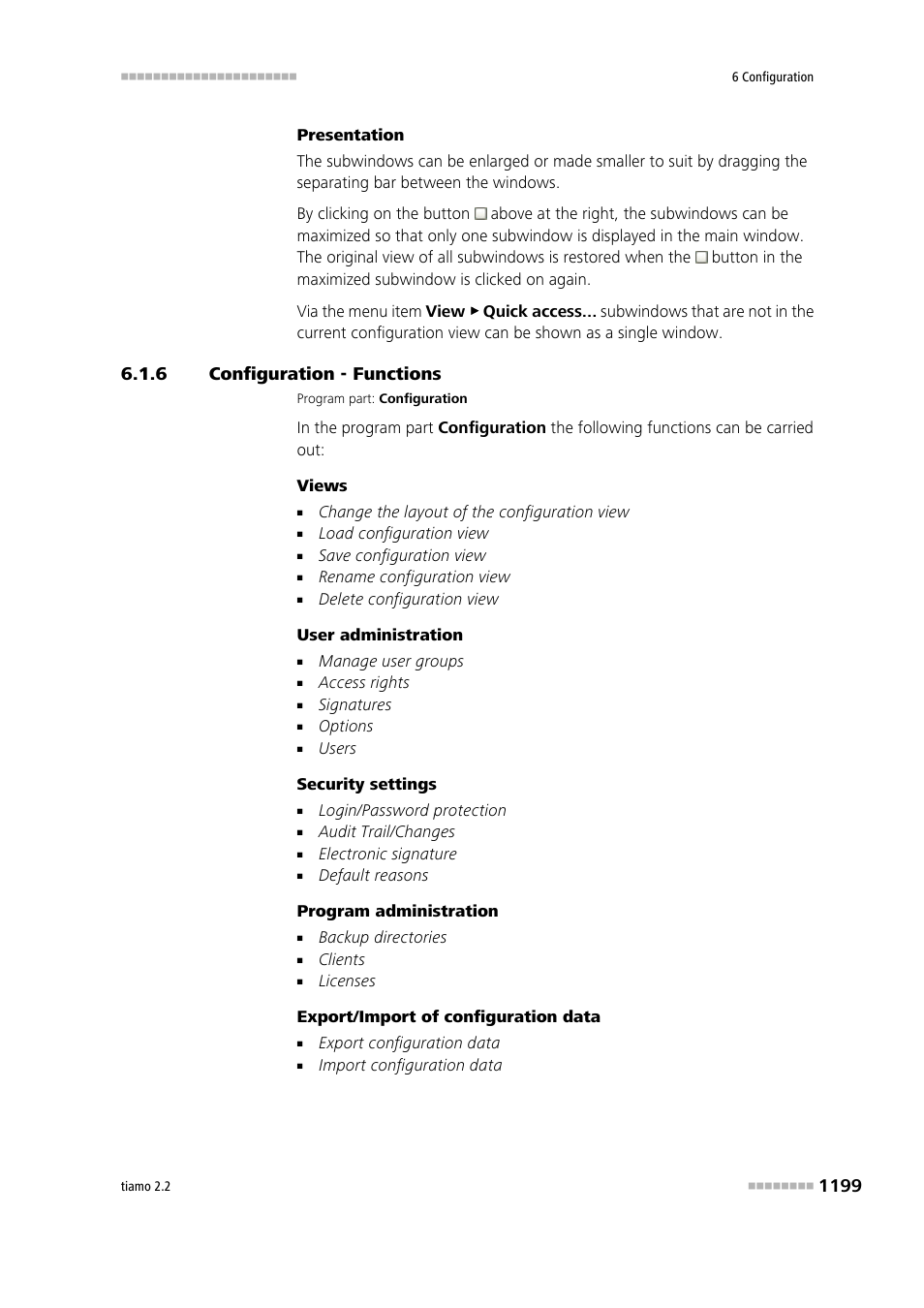 6 configuration - functions, Configuration - functions 9 | Metrohm tiamo 2.2 Manual User Manual | Page 1213 / 1574