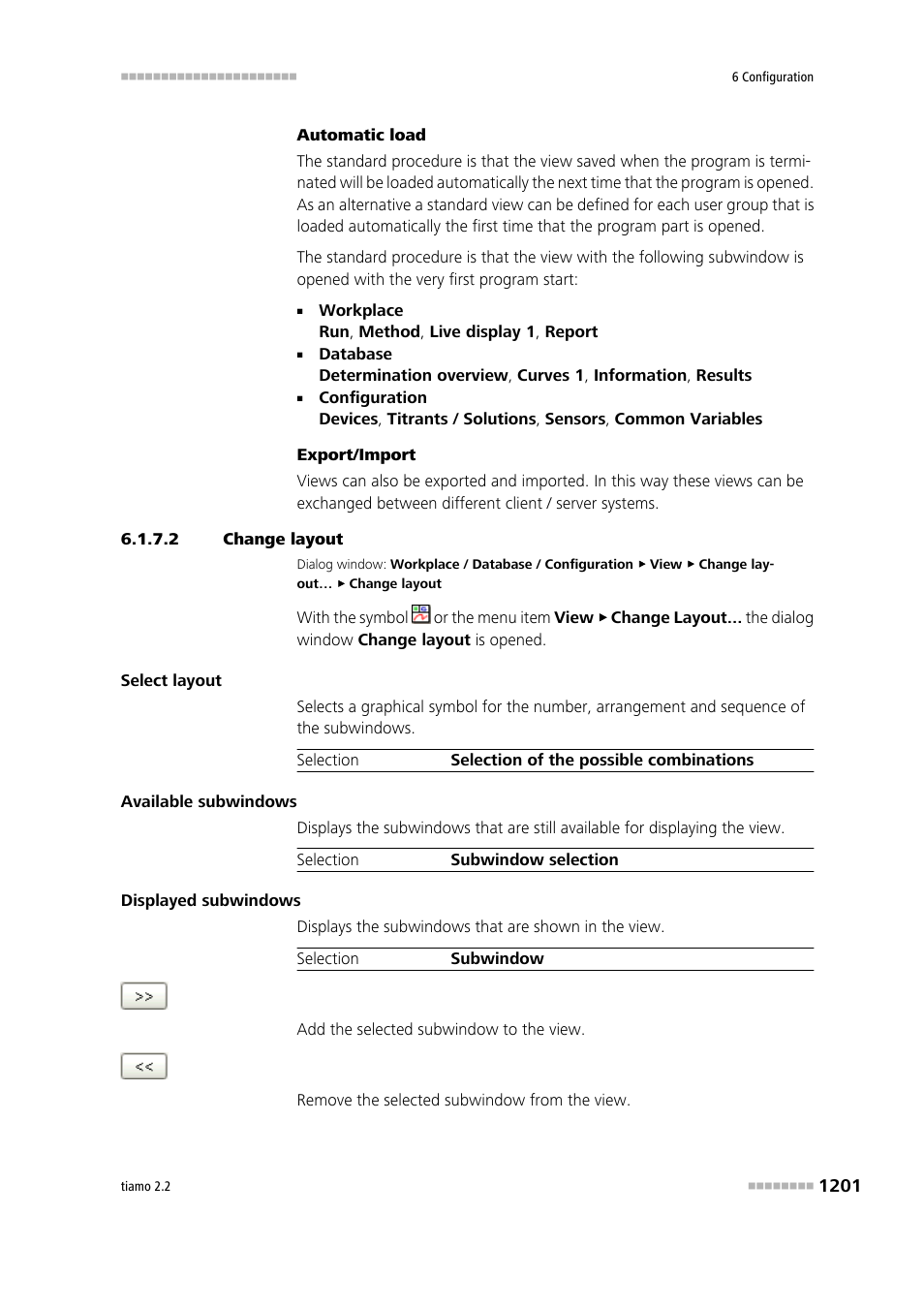 2 change layout | Metrohm tiamo 2.2 Manual User Manual | Page 1215 / 1574