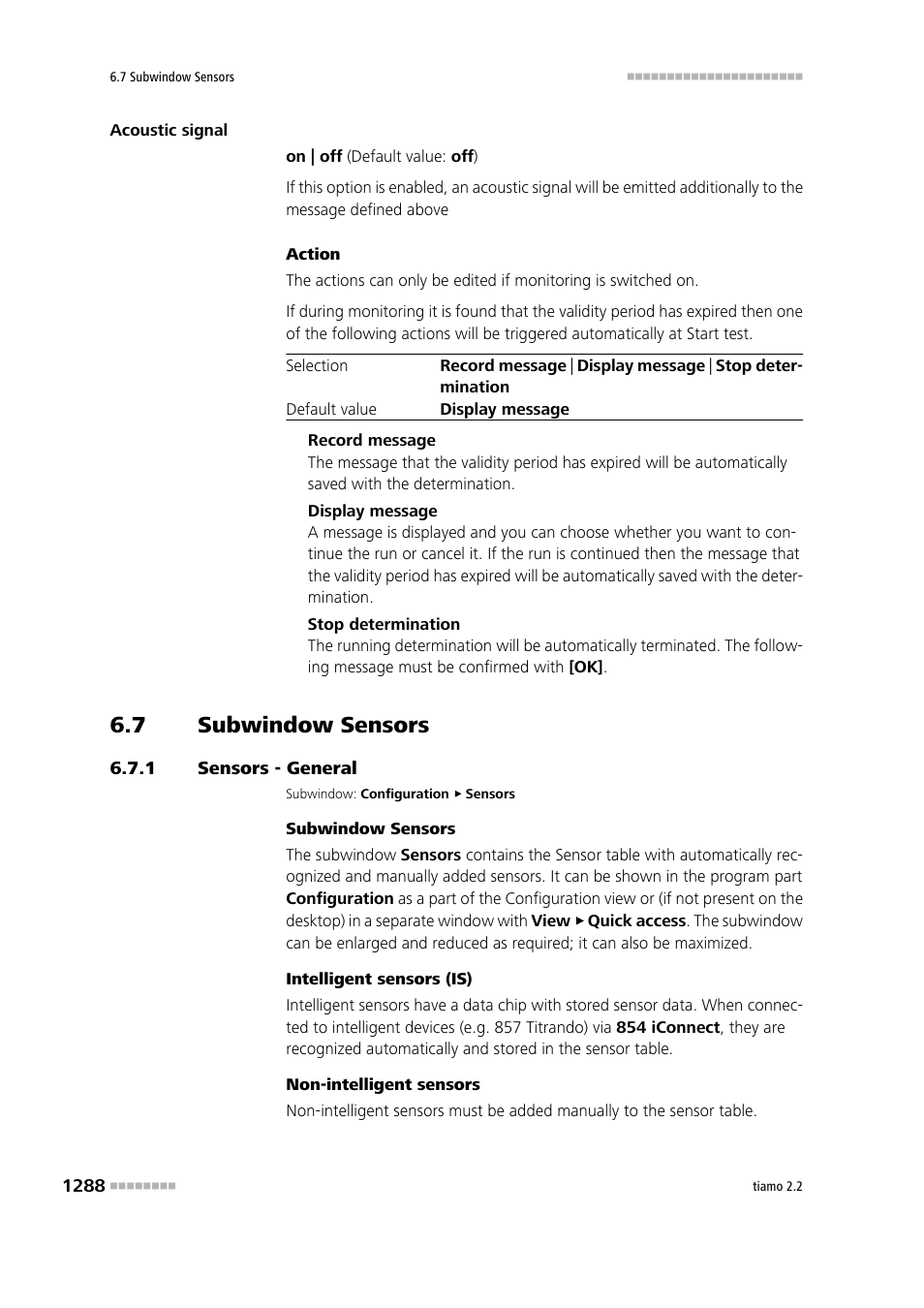 7 subwindow sensors, 1 sensors - general, Subwindow sensors 8 | Sensors - general 8, Sensoren | Metrohm tiamo 2.2 Manual User Manual | Page 1302 / 1574