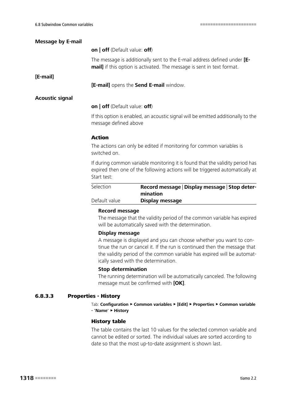 3 properties - history | Metrohm tiamo 2.2 Manual User Manual | Page 1332 / 1574