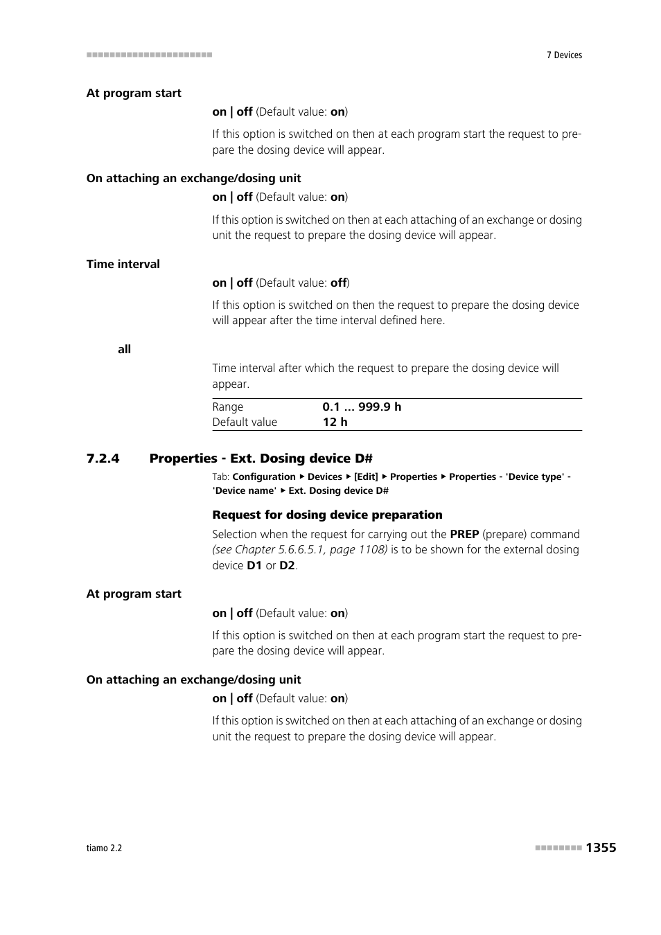 4 properties - ext. dosing device d, Properties - ext. dosing device d# 5, Ext. dosing device d1/d2 | Metrohm tiamo 2.2 Manual User Manual | Page 1369 / 1574