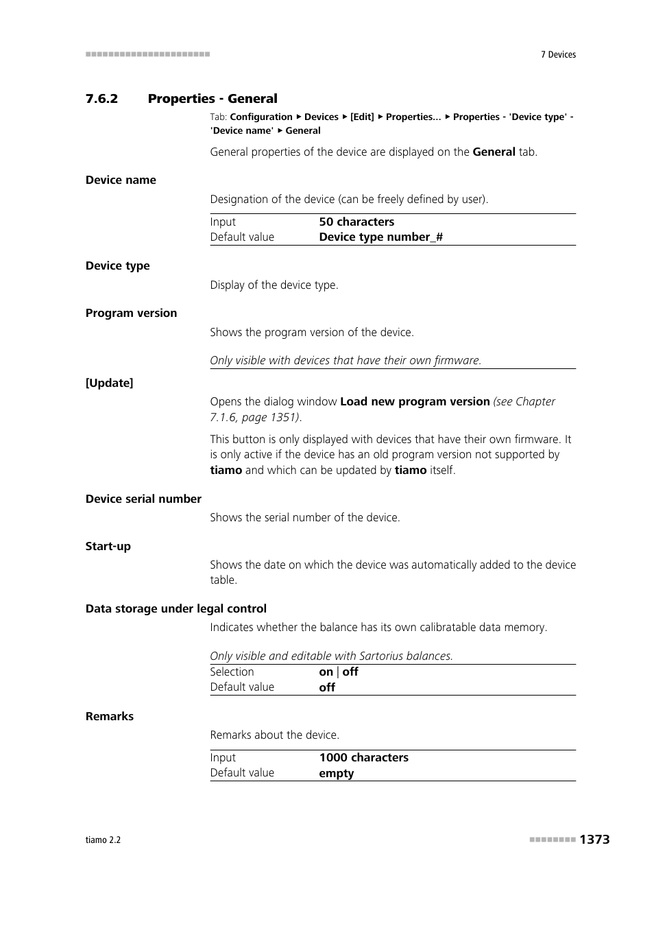 2 properties - general | Metrohm tiamo 2.2 Manual User Manual | Page 1387 / 1574