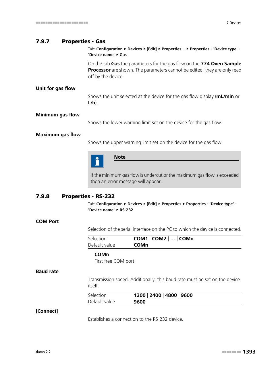 7 properties - gas, 8 properties - rs-232, Properties - gas 3 | Metrohm tiamo 2.2 Manual User Manual | Page 1407 / 1574