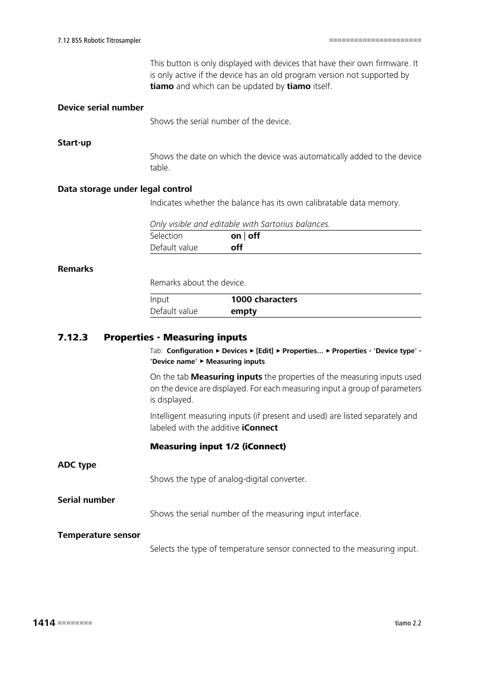 3 properties - measuring inputs | Metrohm tiamo 2.2 Manual User Manual | Page 1428 / 1574