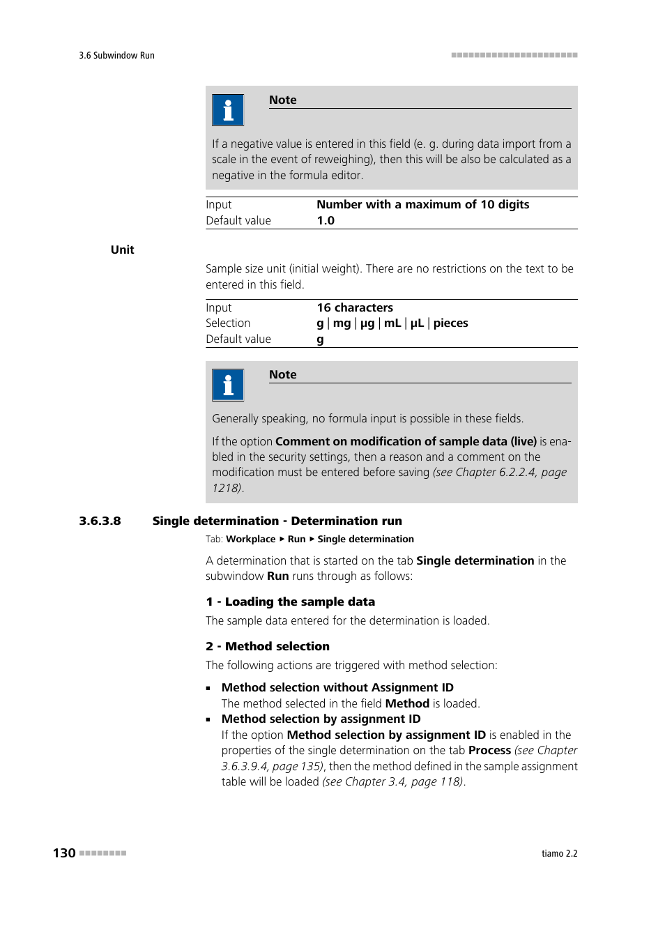 8 single determination - determination run | Metrohm tiamo 2.2 Manual User Manual | Page 144 / 1574