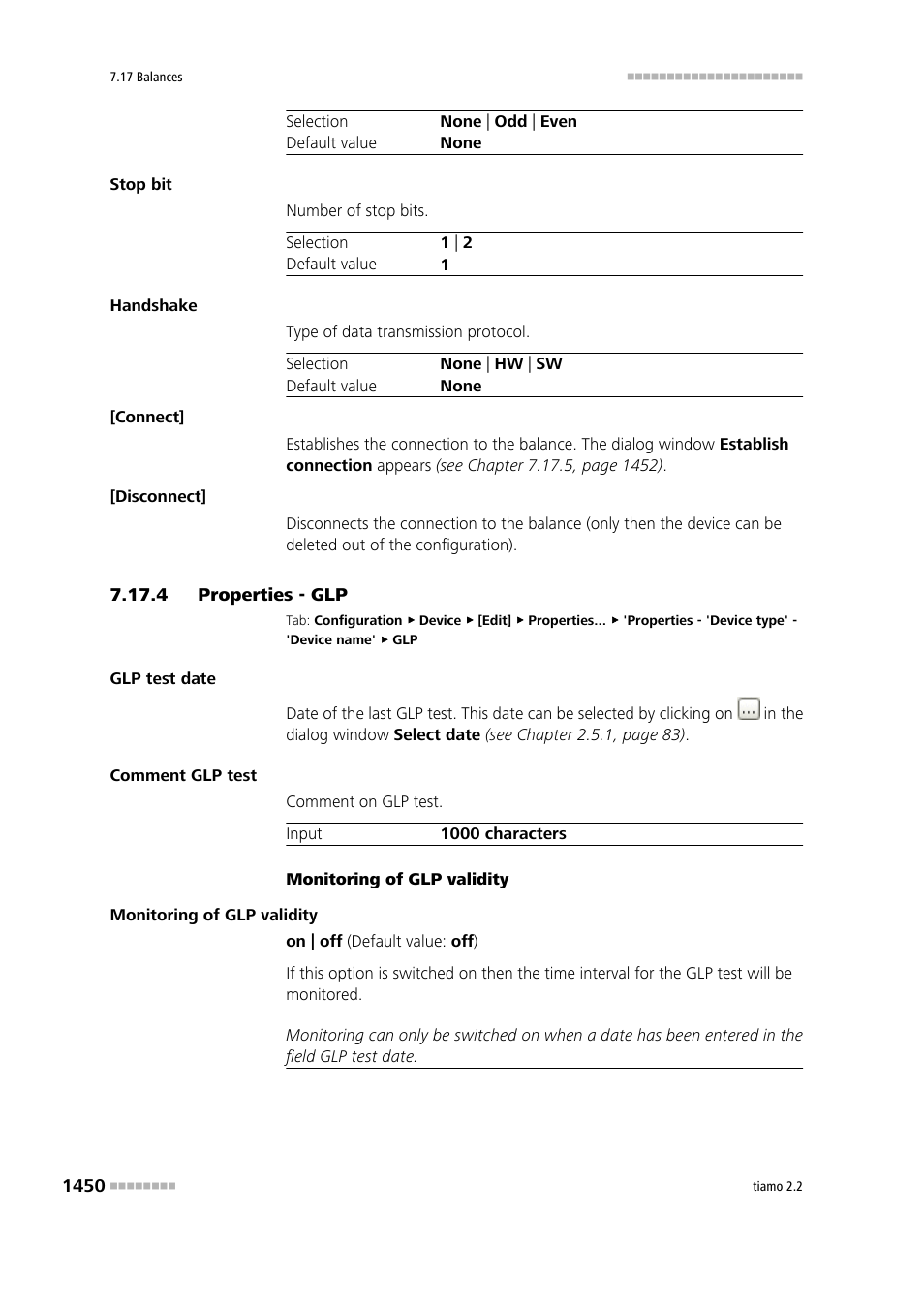 4 properties - glp | Metrohm tiamo 2.2 Manual User Manual | Page 1464 / 1574