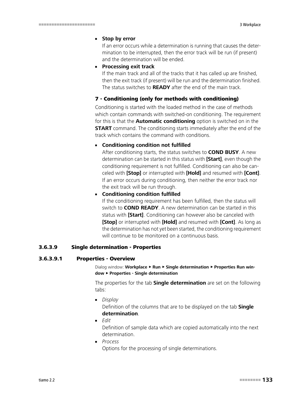 9 single determination - properties, 1 properties - overview, Define properties | Properties - overview | Metrohm tiamo 2.2 Manual User Manual | Page 147 / 1574