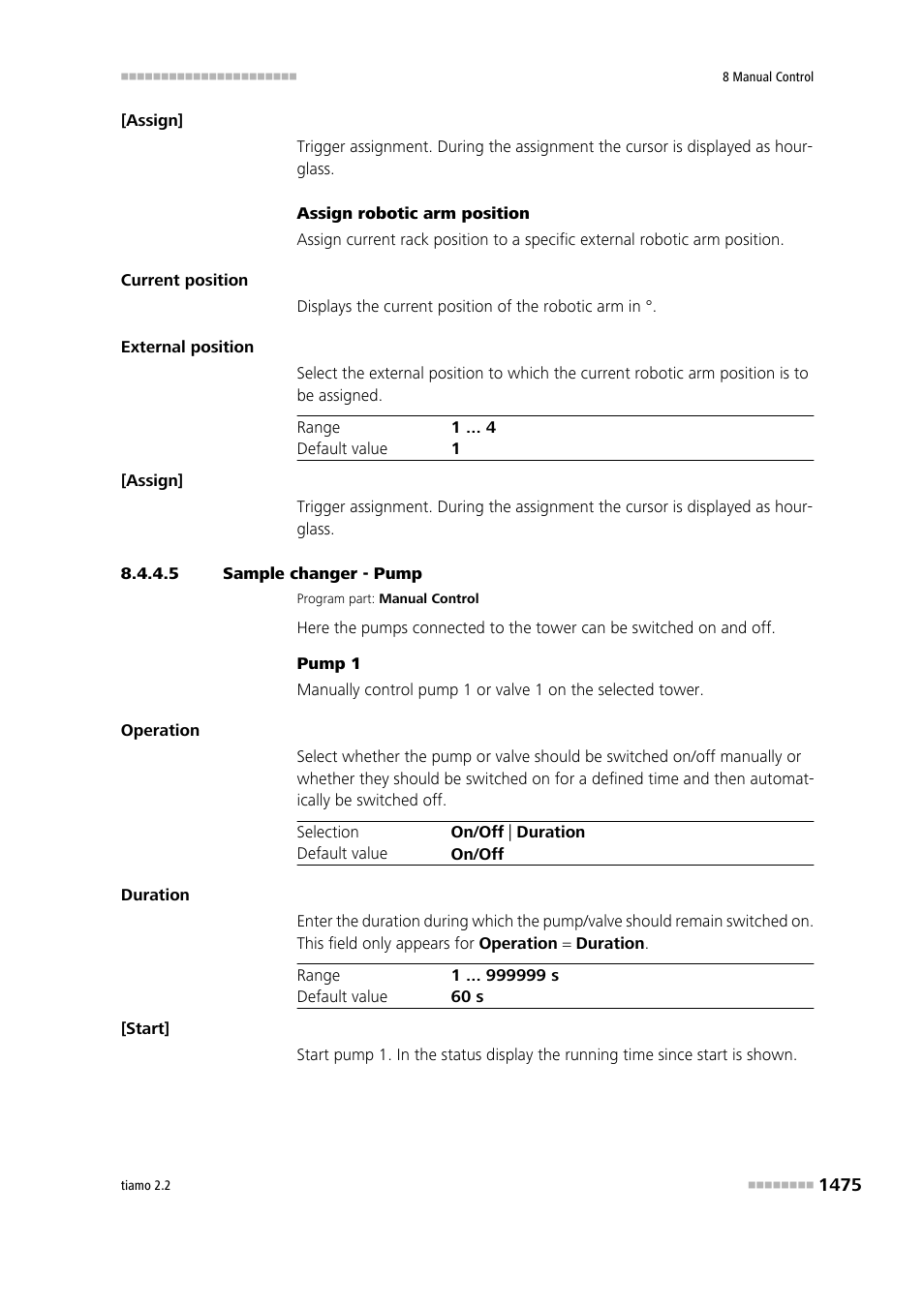 5 sample changer - pump, Pump | Metrohm tiamo 2.2 Manual User Manual | Page 1489 / 1574