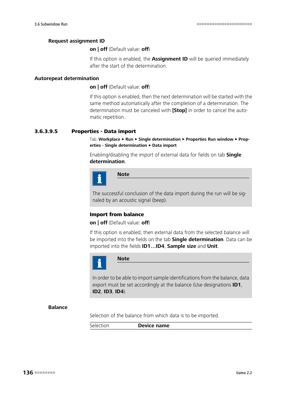 5 properties - data import | Metrohm tiamo 2.2 Manual User Manual | Page 150 / 1574