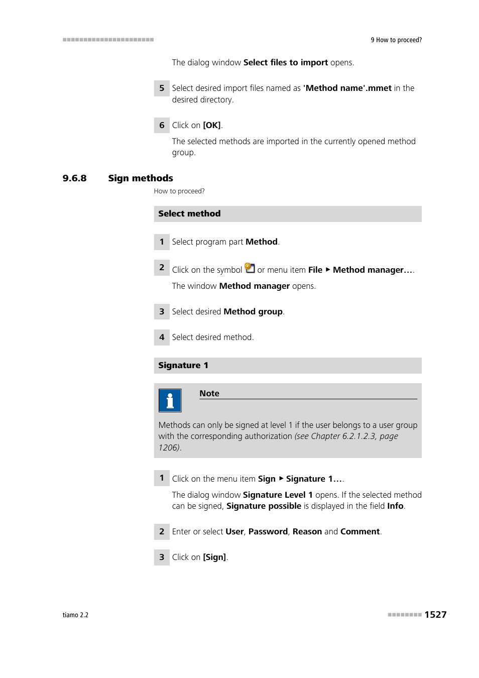 8 sign methods, Sign methods 7 | Metrohm tiamo 2.2 Manual User Manual | Page 1541 / 1574