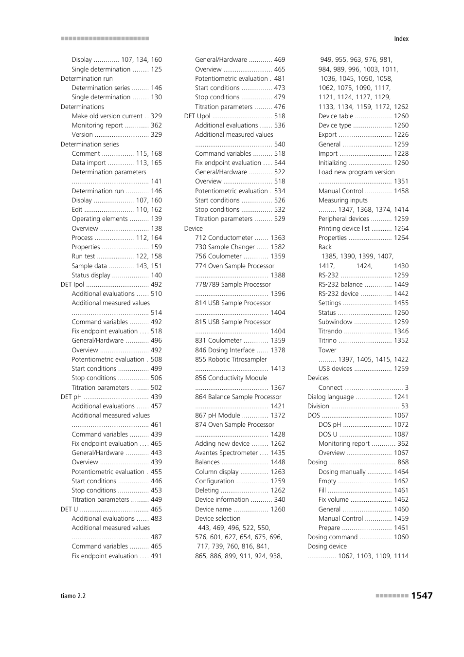Metrohm tiamo 2.2 Manual User Manual | Page 1561 / 1574