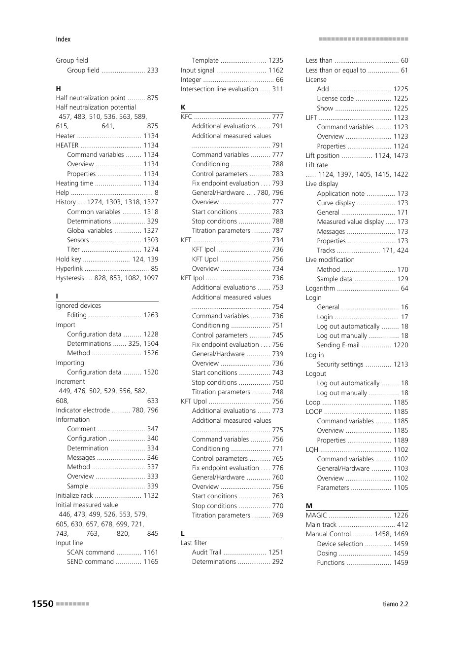 Metrohm tiamo 2.2 Manual User Manual | Page 1564 / 1574