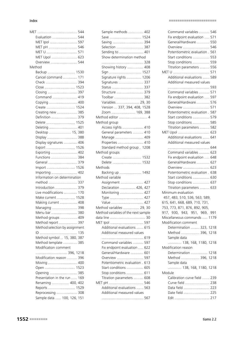 Metrohm tiamo 2.2 Manual User Manual | Page 1566 / 1574