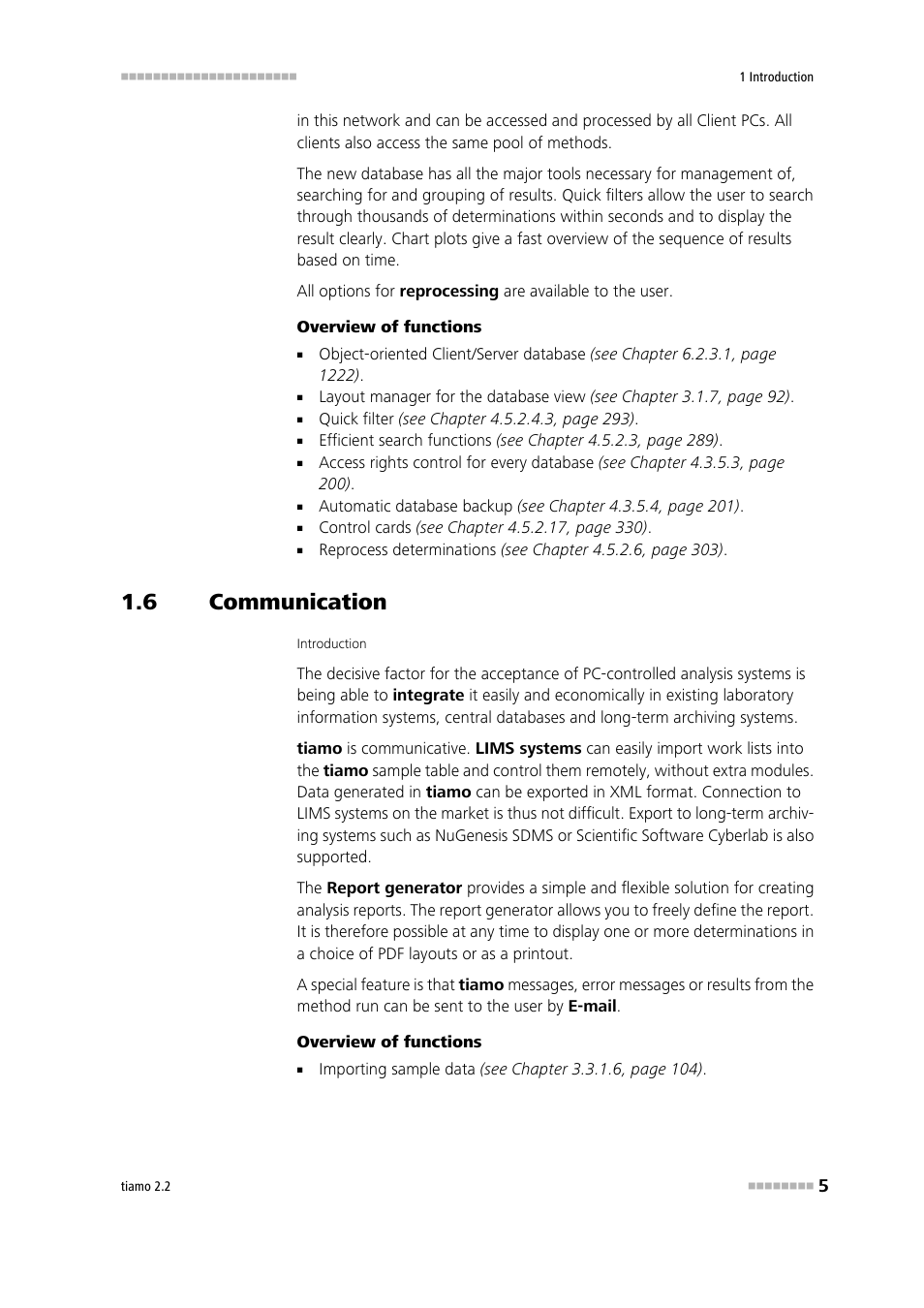 6 communication, Communication, A wide range of import and export functions | Metrohm tiamo 2.2 Manual User Manual | Page 19 / 1574