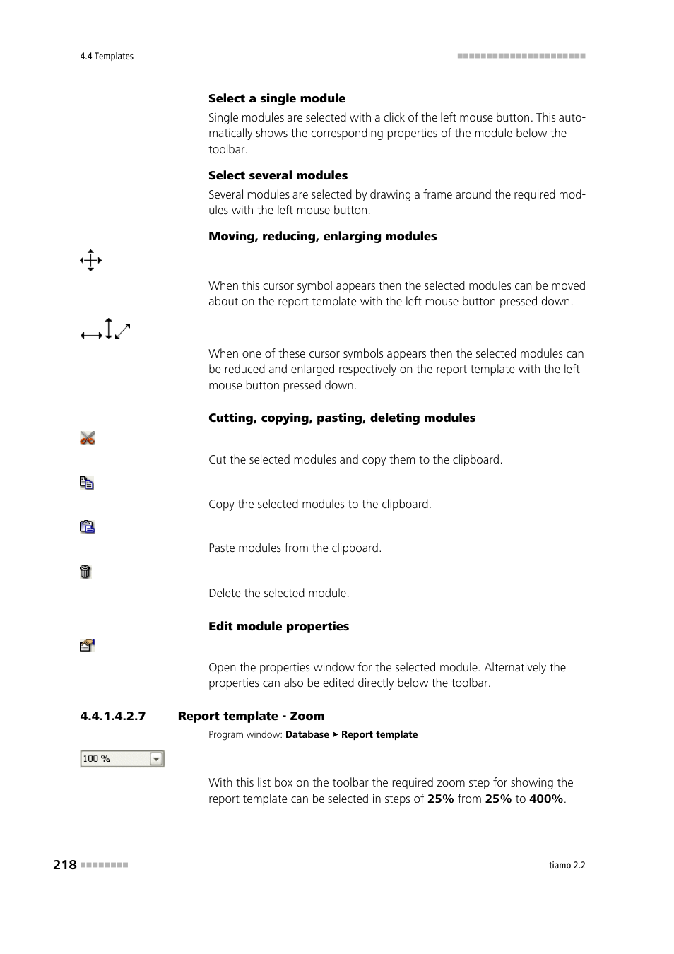 7 report template - zoom, Zooming | Metrohm tiamo 2.2 Manual User Manual | Page 232 / 1574