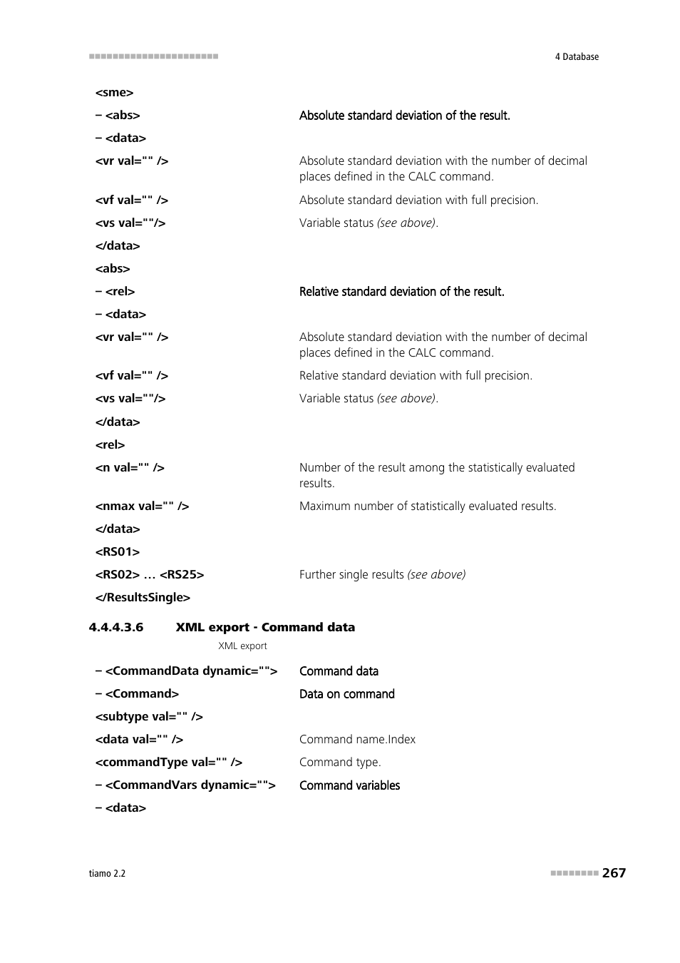 6 xml export - command data | Metrohm tiamo 2.2 Manual User Manual | Page 281 / 1574