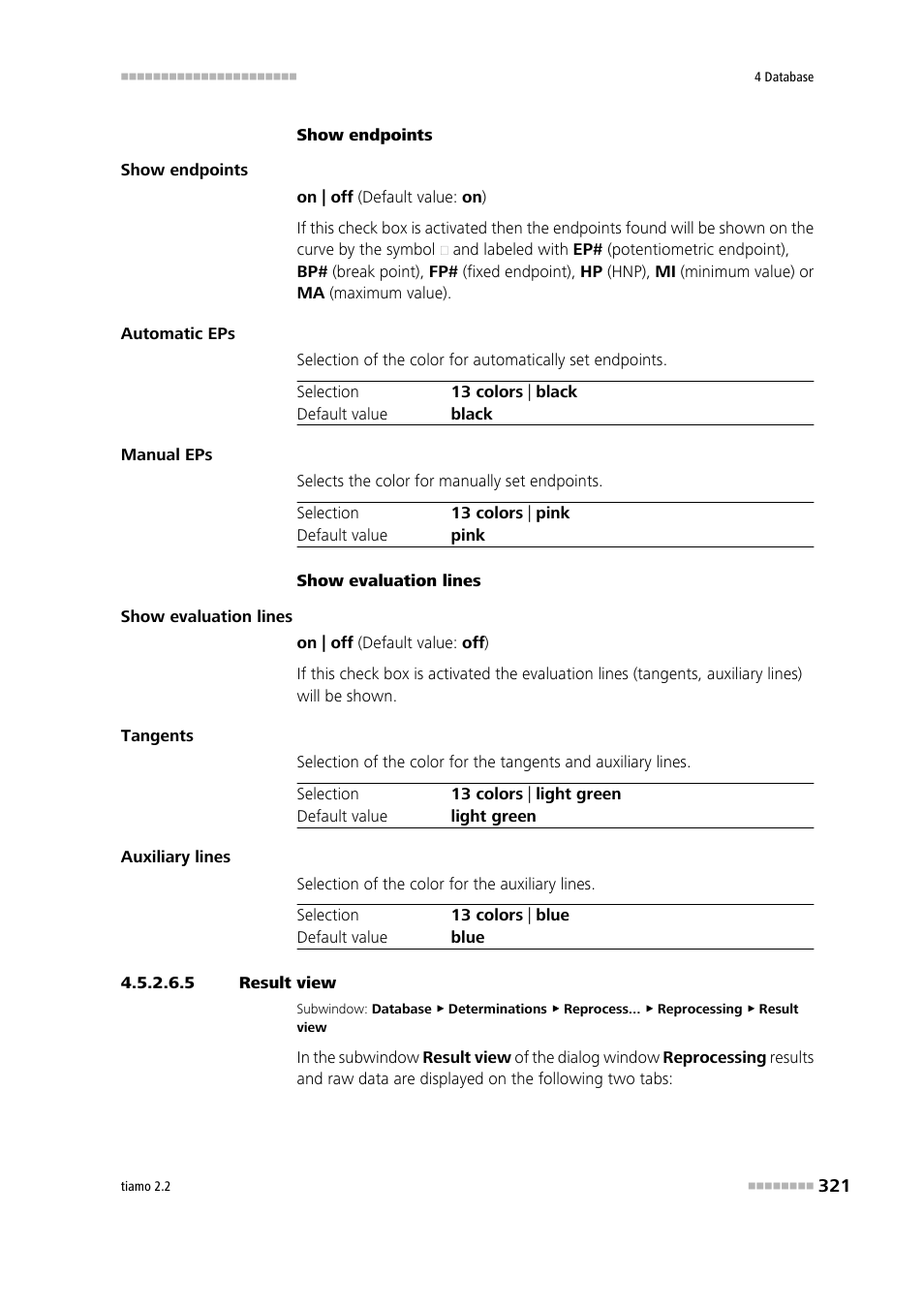 5 result view | Metrohm tiamo 2.2 Manual User Manual | Page 335 / 1574