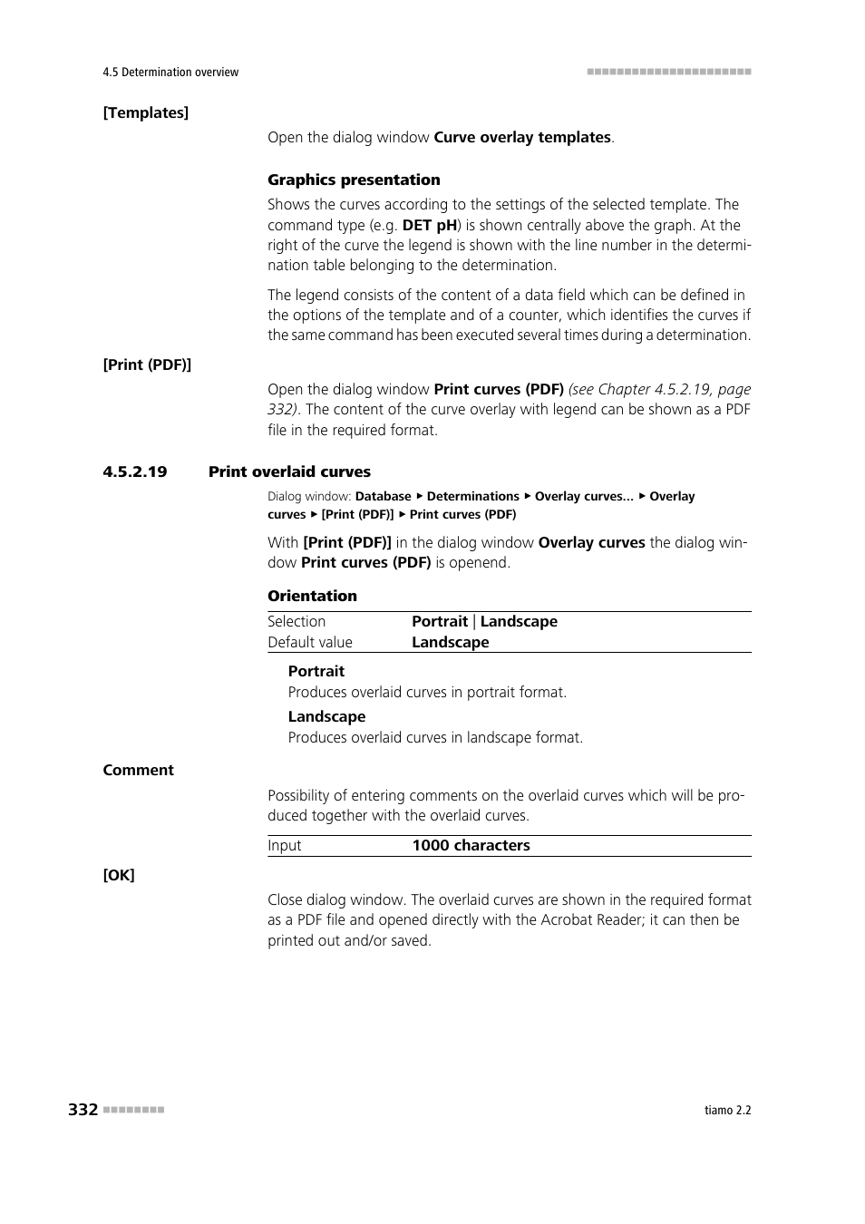 19 print overlaid curves, Print overlaid curves | Metrohm tiamo 2.2 Manual User Manual | Page 346 / 1574