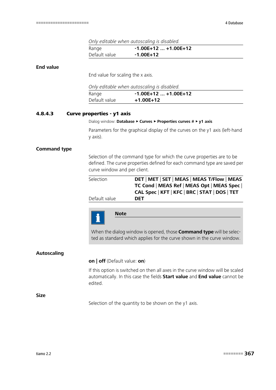 3 curve properties - y1 axis, Y1 axis | Metrohm tiamo 2.2 Manual User Manual | Page 381 / 1574