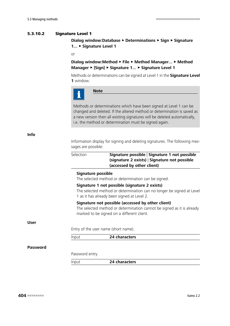 2 signature level 1 | Metrohm tiamo 2.2 Manual User Manual | Page 418 / 1574