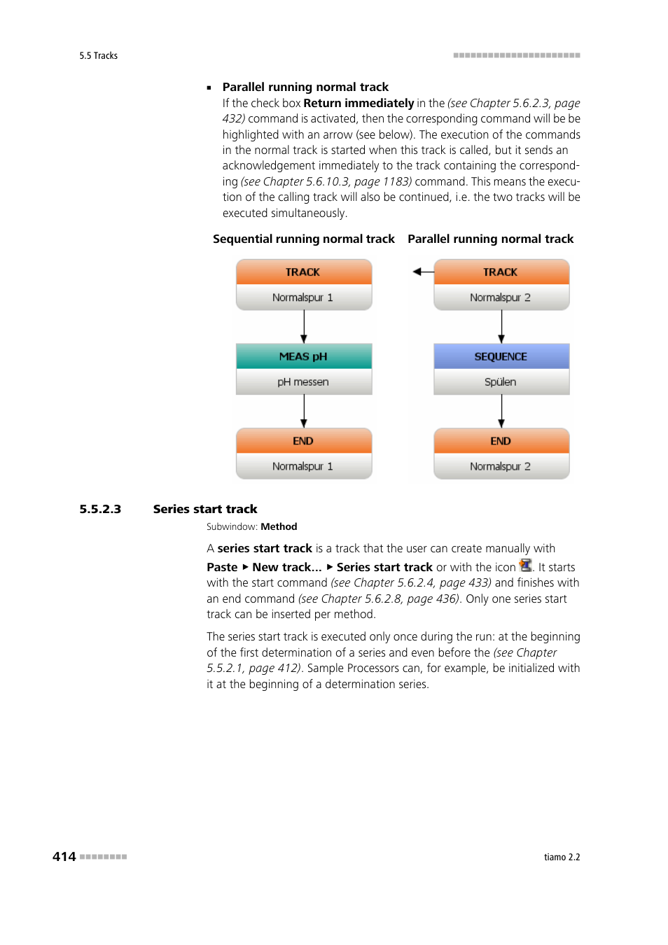 3 series start track, Series start track | Metrohm tiamo 2.2 Manual User Manual | Page 428 / 1574