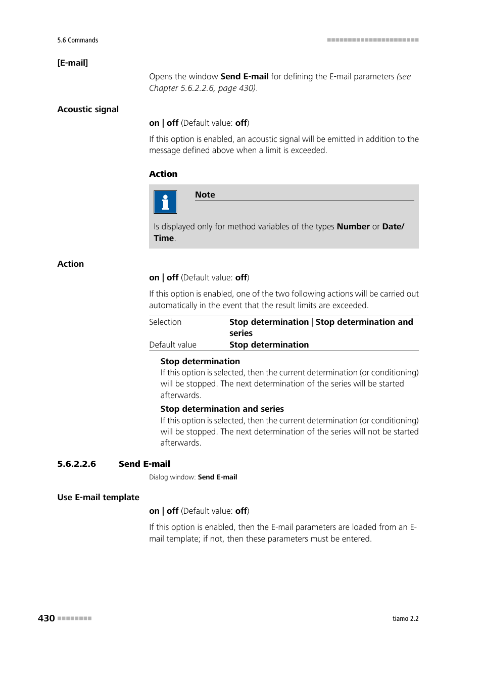 6 send e-mail | Metrohm tiamo 2.2 Manual User Manual | Page 444 / 1574