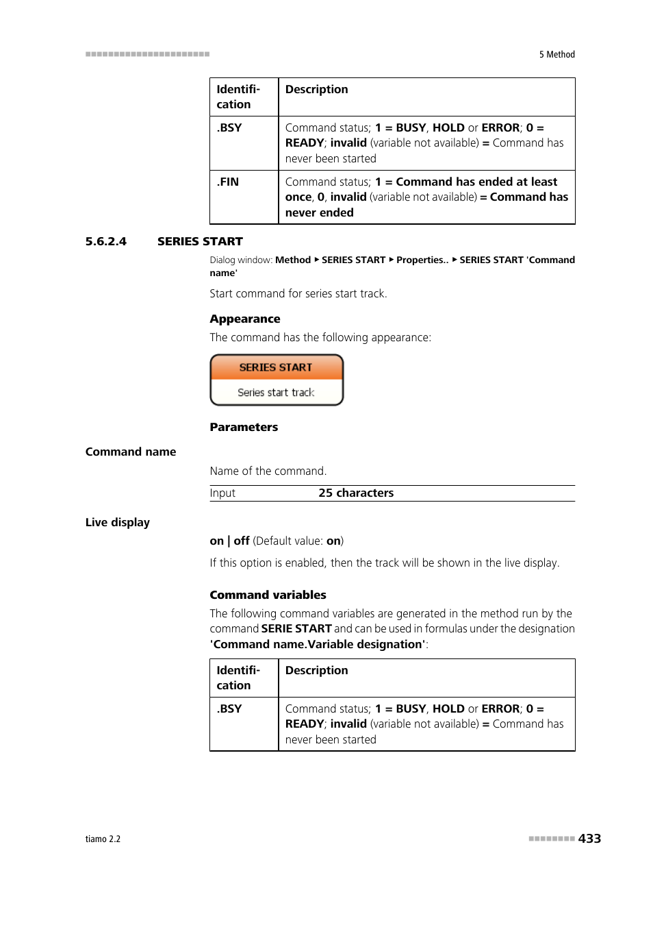 4 series start, Series start | Metrohm tiamo 2.2 Manual User Manual | Page 447 / 1574