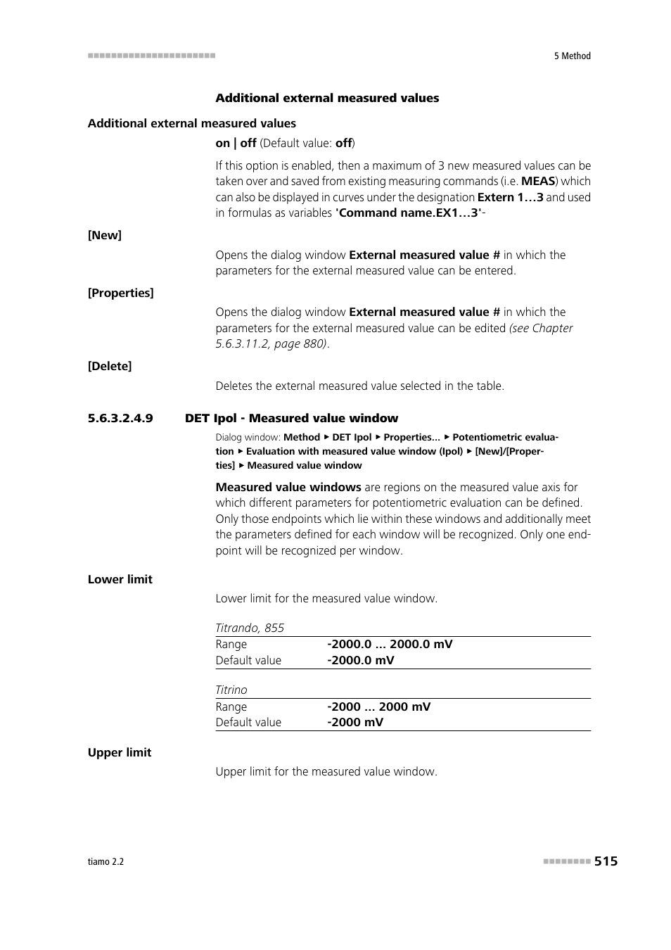 9 det ipol - measured value window | Metrohm tiamo 2.2 Manual User Manual | Page 529 / 1574