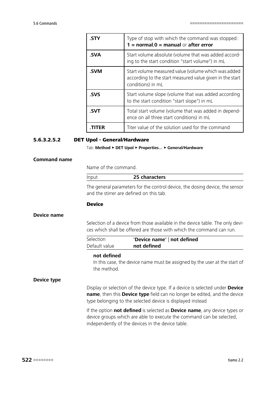 2 det upol - general/hardware, General/hardware | Metrohm tiamo 2.2 Manual User Manual | Page 536 / 1574