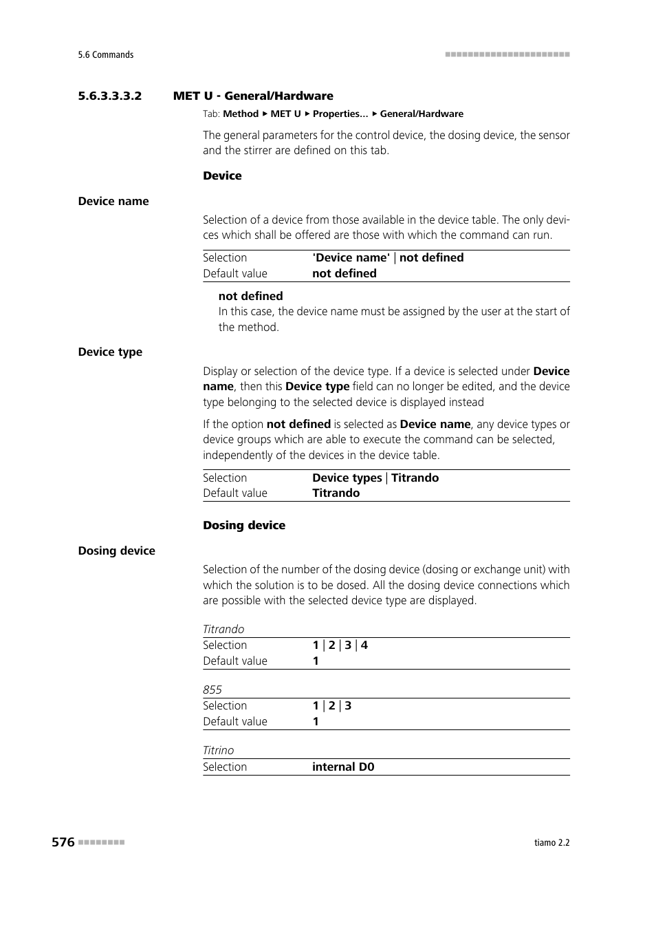 2 met u - general/hardware, General/hardware | Metrohm tiamo 2.2 Manual User Manual | Page 590 / 1574