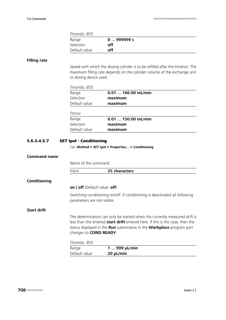 7 set ipol - conditioning, Conditioning | Metrohm tiamo 2.2 Manual User Manual | Page 722 / 1574