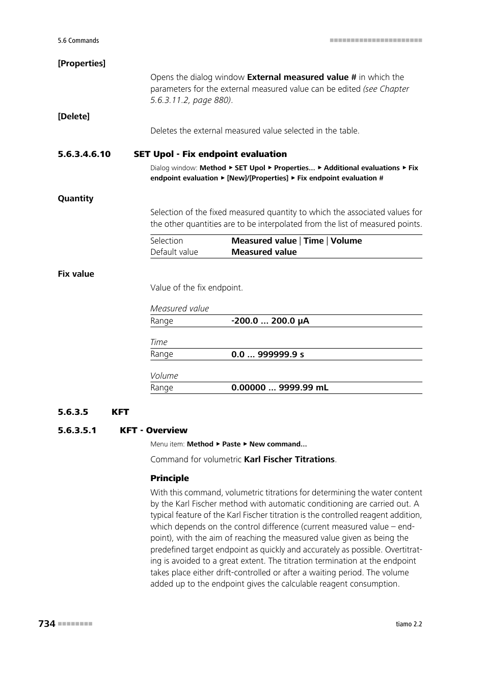 10 set upol - fix endpoint evaluation, 5 kft, 1 kft - overview | Metrohm tiamo 2.2 Manual User Manual | Page 748 / 1574