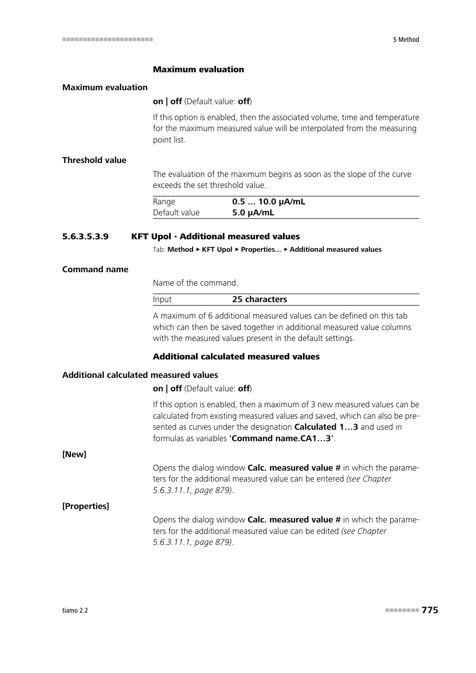 9 kft upol - additional measured values, Additional measured values | Metrohm tiamo 2.2 Manual User Manual | Page 789 / 1574
