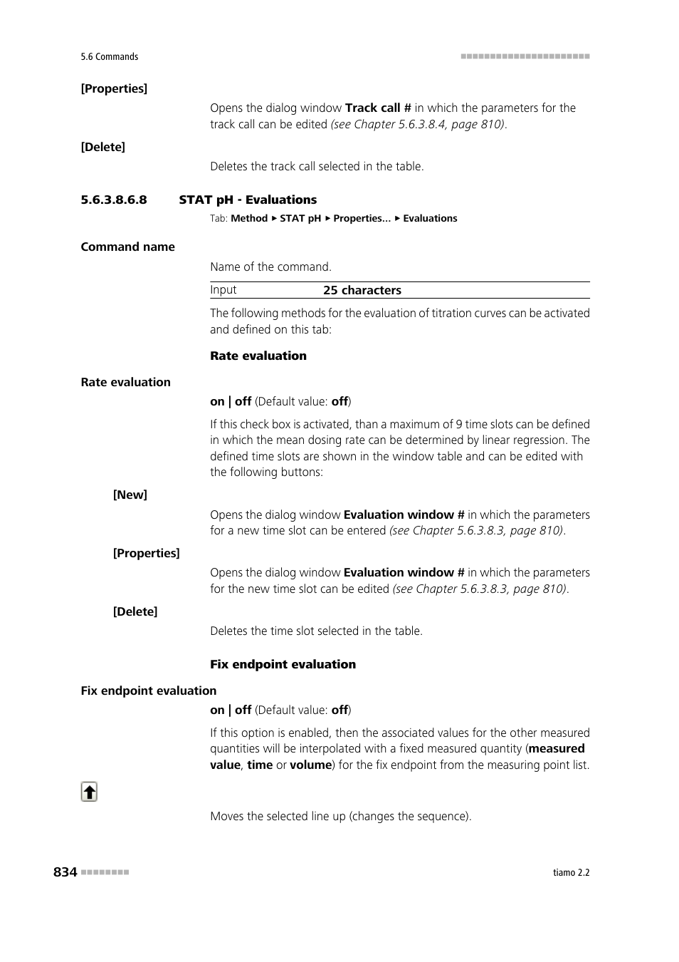 8 stat ph - evaluations, Evaluations | Metrohm tiamo 2.2 Manual User Manual | Page 848 / 1574