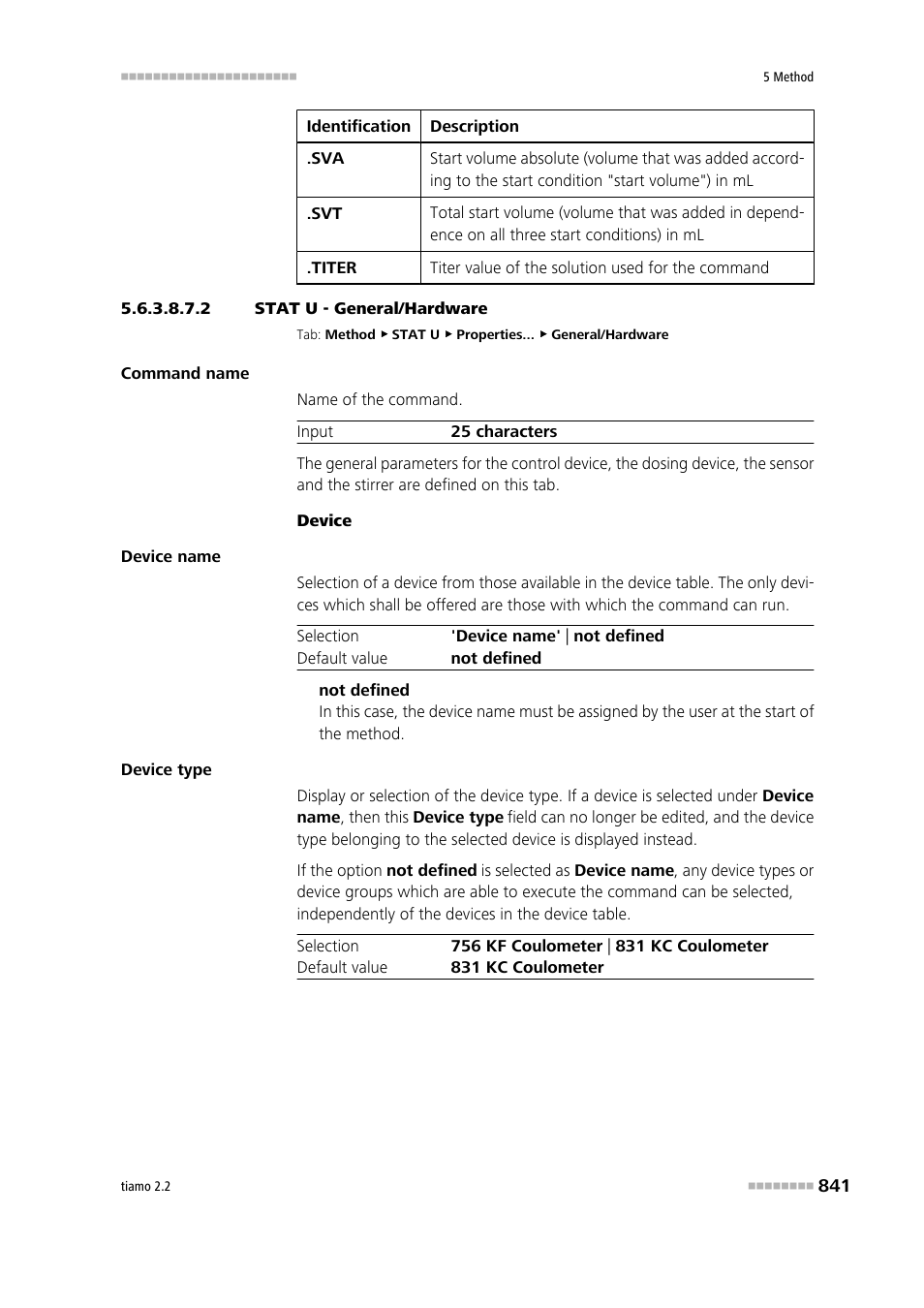 2 stat u - general/hardware, General/hardware | Metrohm tiamo 2.2 Manual User Manual | Page 855 / 1574