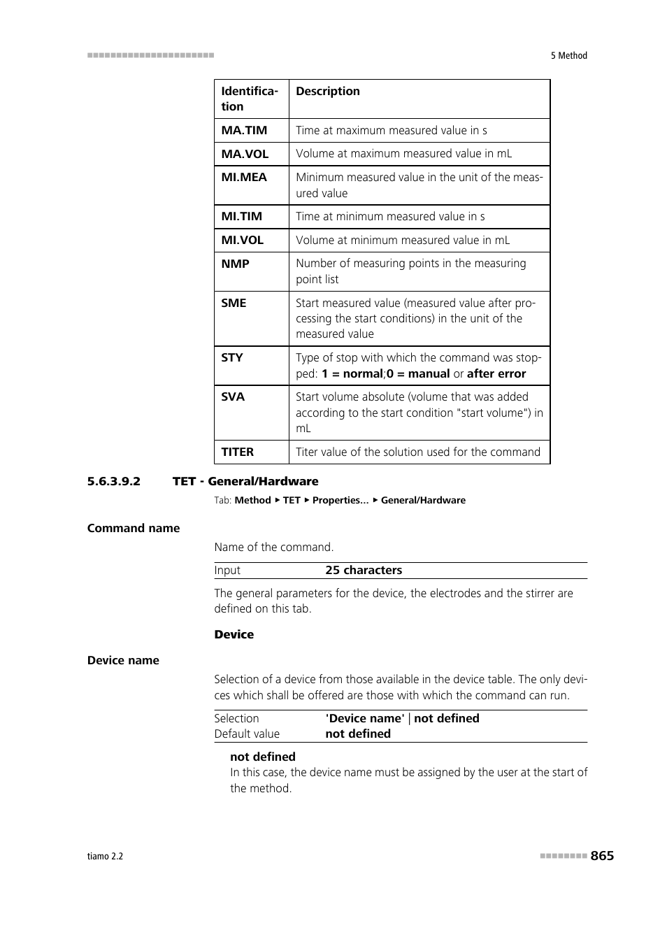 2 tet - general/hardware, General/hardware | Metrohm tiamo 2.2 Manual User Manual | Page 879 / 1574