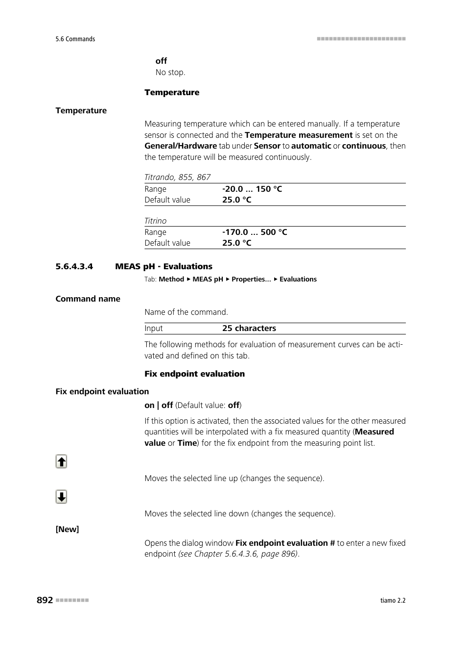 4 meas ph - evaluations, Evaluations | Metrohm tiamo 2.2 Manual User Manual | Page 906 / 1574