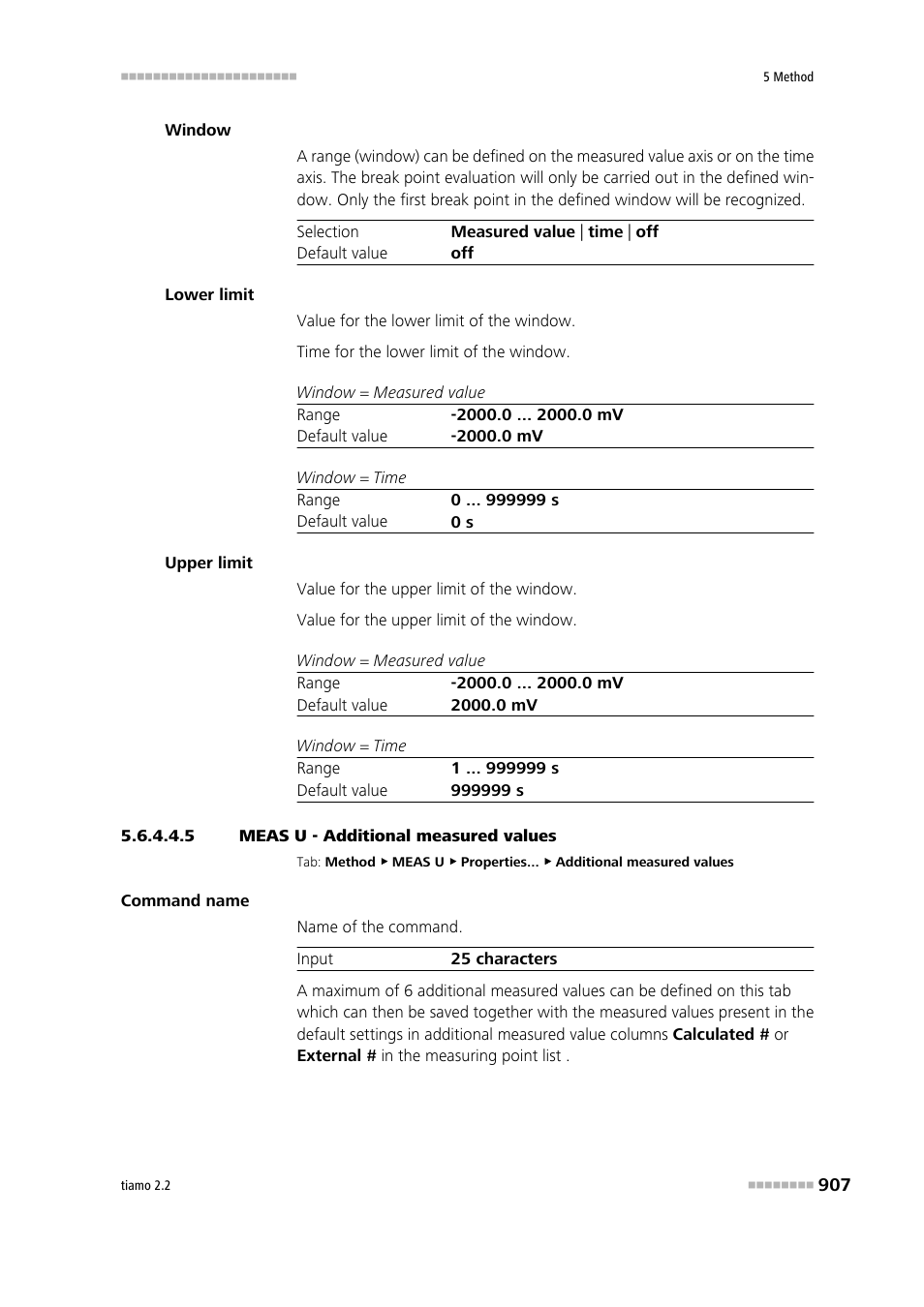 5 meas u - additional measured values, Additional measured values | Metrohm tiamo 2.2 Manual User Manual | Page 921 / 1574