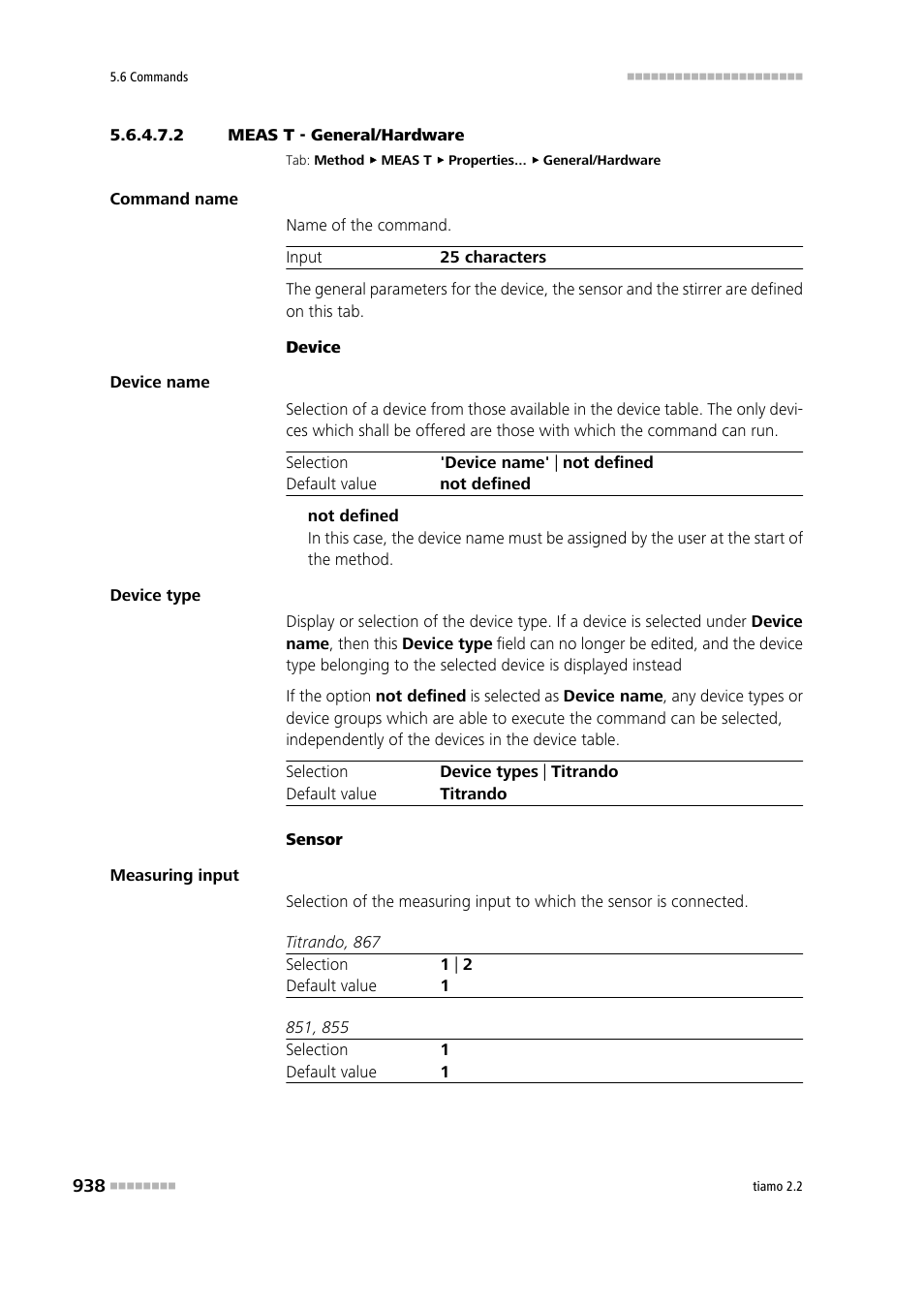 2 meas t - general/hardware, General/hardware | Metrohm tiamo 2.2 Manual User Manual | Page 952 / 1574