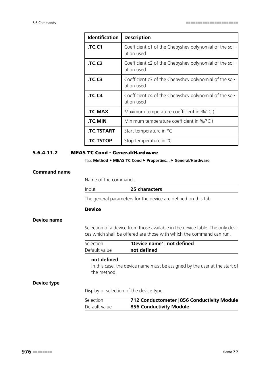 2 meas tc cond - general/hardware | Metrohm tiamo 2.2 Manual User Manual | Page 990 / 1574